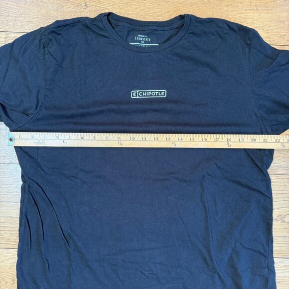 Chipotle As Real As It Gets Fan or Employee Shirt 100% Organic Cotton SZ L - Picture 4 of 5